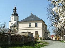 Ansicht der Kirche in Leubnitz