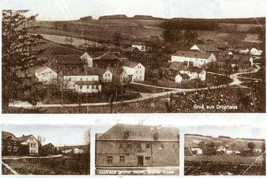 historische Postkarte von Drochaus